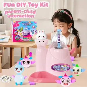 Christmas Magic Bubble Toy DIY Craft Set for Kids, Customizable Shapes, Educational Stem Holiday Activity Kit, Ideal Xmas Gift, Bubble Machine