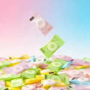 Whistle Sugar-Free Mints, 10.58oz/bag, Whistle Candy Mints, Freshens Breath, Cool Mint Flavor, Whistle Function, Sugar-Free, Gluten-Free, Party Favors, Travel Snacks, Individually Wrapped, Kid-Friendly