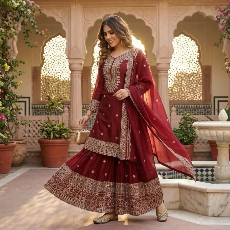 India & Pakistani dress, long sleeves, women’s casual dress, various colors, beautiful design Modest Style Dress Spring Casual Dress