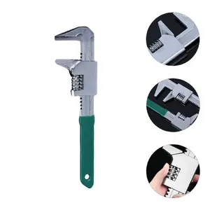 Adjustable Right Angle Wrench, Multifunctional F-type Wrench, Pipe Wrench, Wide Jaw Opening Adjustable Spanner Wrench, Pocket Tools