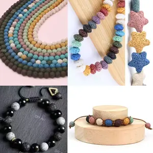 Kiki--A19--Volcanic Rock Beads