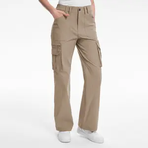 Moosehill Women's Cargo Hiking Pants High Waisted - HikerFlex W037