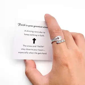 Faith Cross Ring  A Symbol of Belief and Strength