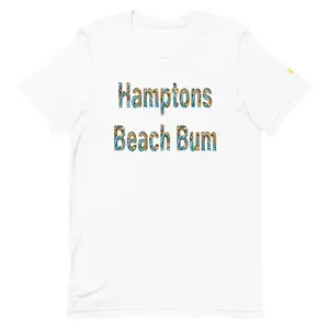 Hamptons Beach Bum Unisex T-Shirt