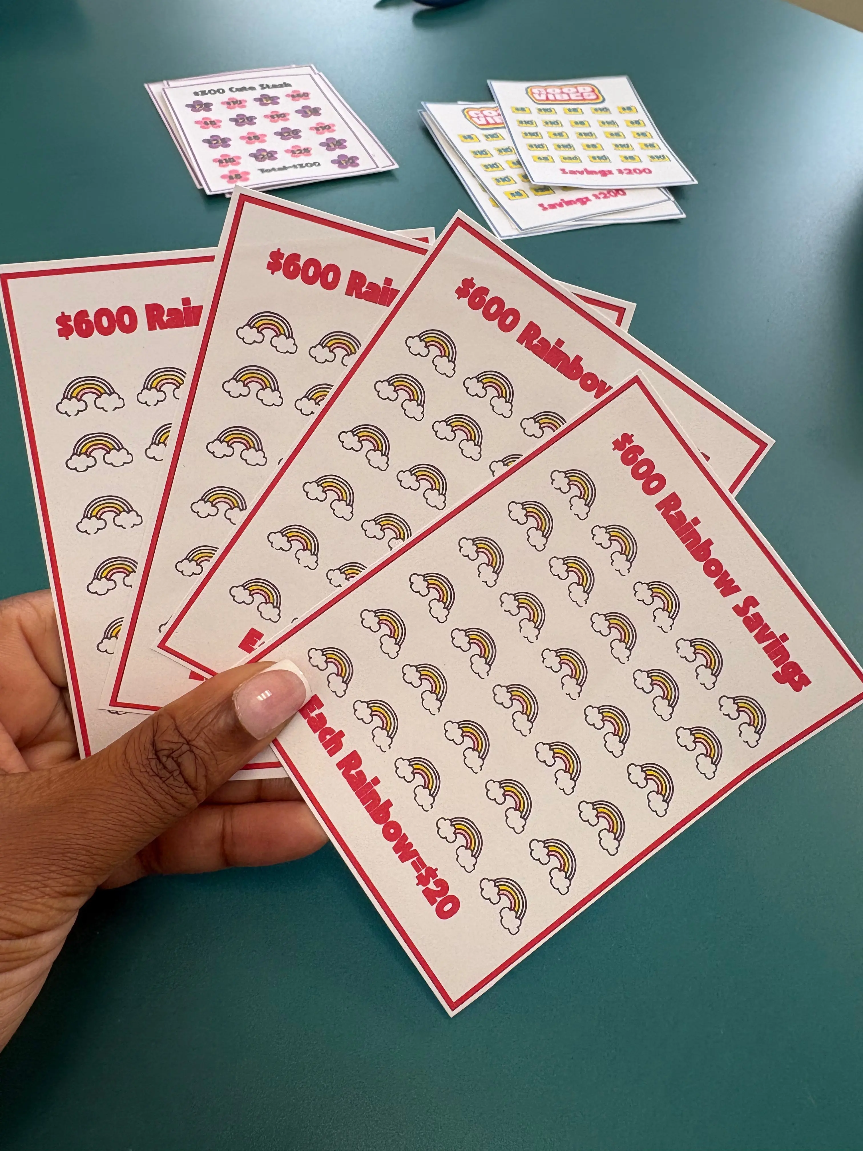 $600 Rainbow Savings Challenge (Copy)