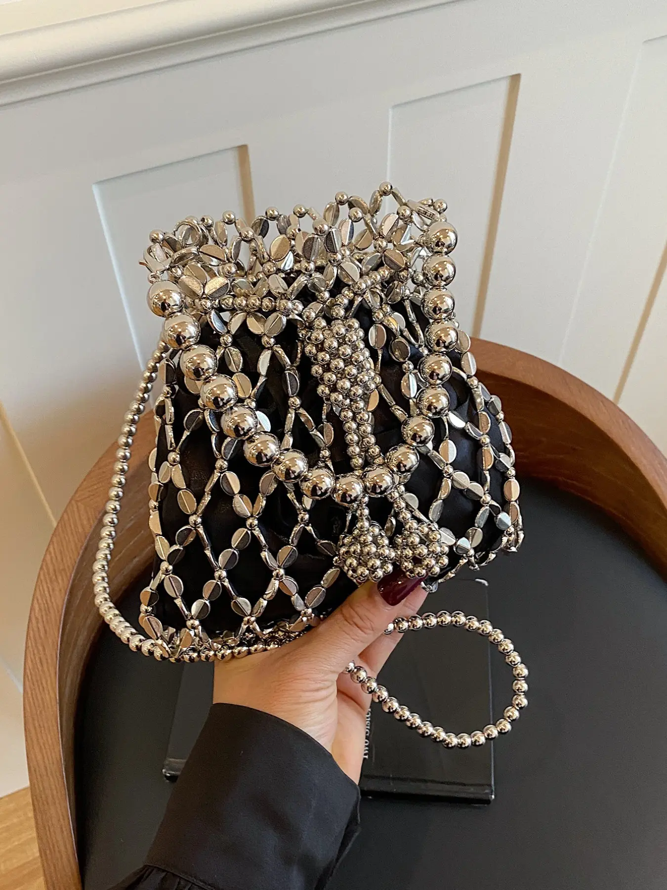 Elegant Mini Crossbody Handbag Shoulder Bag, Baroque Pattern Acrylic Material, Perfect for Parties, Shopping, Dates, Daily Use, Elegant Shoulder Purse, Crossbody Fashion Bag, Cross Body Bags