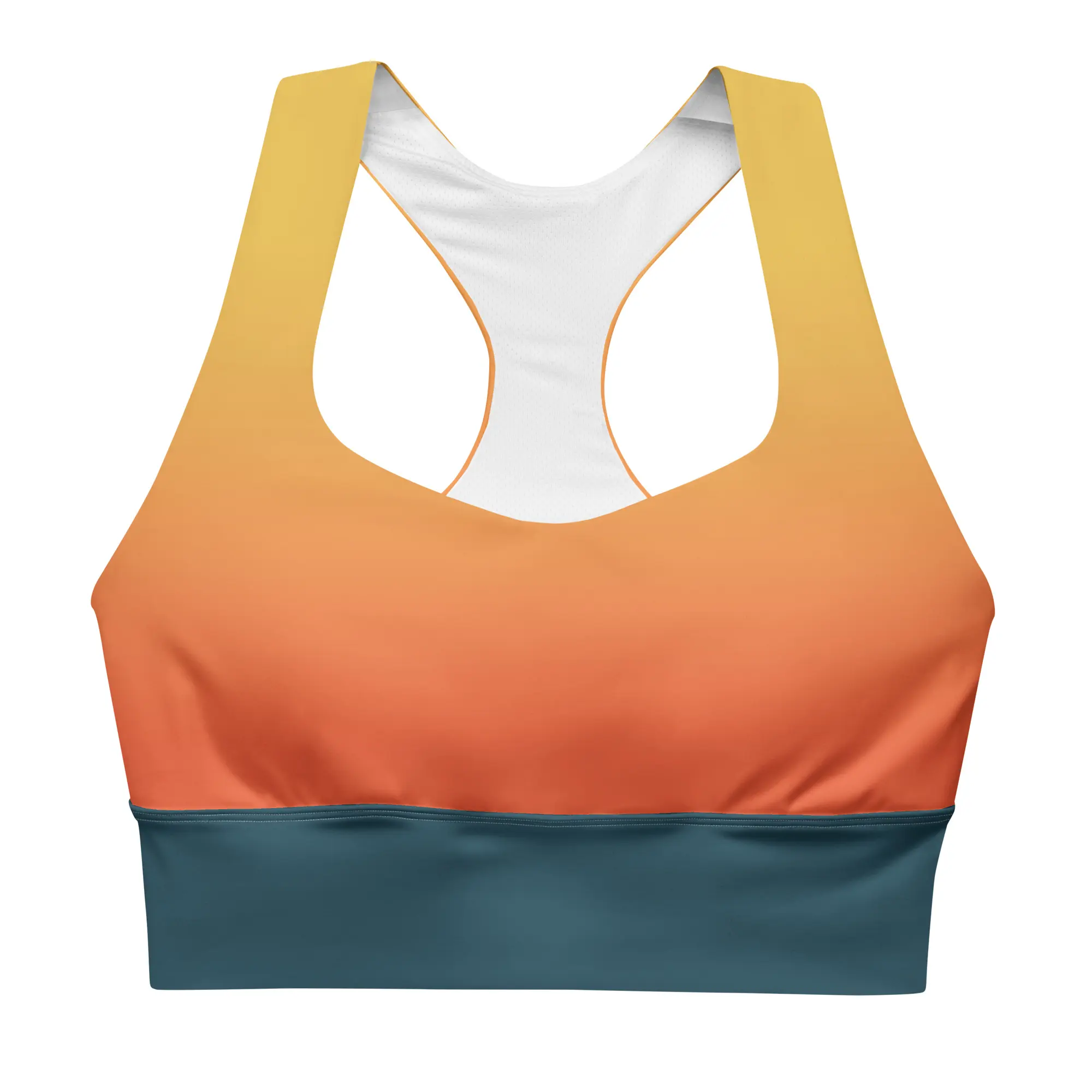 Hero in Training Womens Longline Sports Bra, Double-Layered Compression, Eco-Friendly, GRS Certified, Sustainable Support