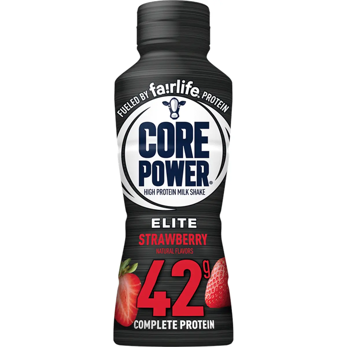 Core Power Elite High Protein, 42g Protein, Milk Shake, Strawberry, 14 oz (Pack of 12)