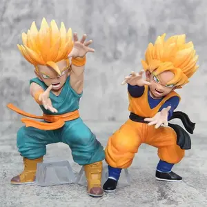 15cm Dragon Ball Figure Son Gohan Trunks Action Figures Anime Collection PVC Statue Model Ornaments Collection Doll Toys Gifts