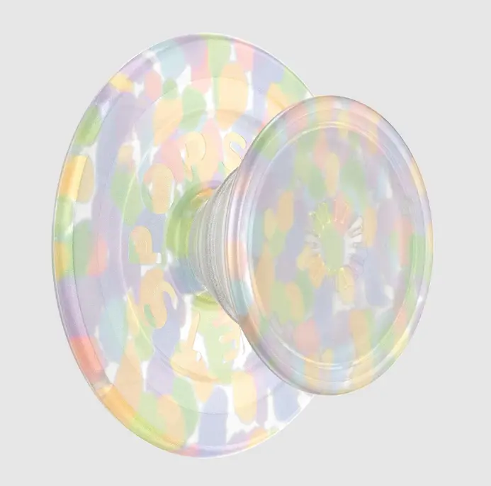 PopSockets Rainbow Glass MagSafe PopGrip - Magnetic Mobile Cell Phone Holder, Multipurpose Stand, Screen Mount for Smartphones, Electronics Accessory, Accessories, Phone Holders & Mounts, Magsafe Grip
