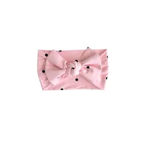 Blush Polka Dot Headband