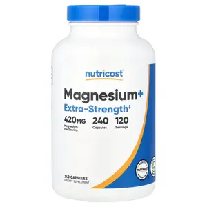 Nutricost Magnesium+, 240 Capsules (210 mg per Capsule)