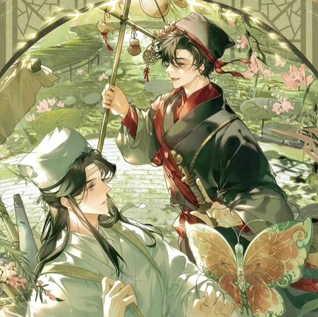 Tongxinshe Manfu MDZS TGCF Peel Collectible Card