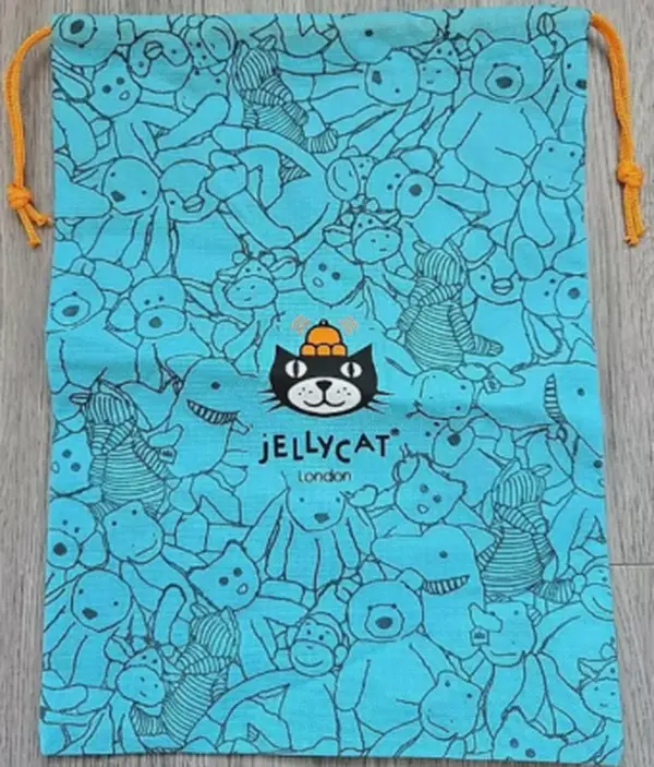 Jellycat Dust Bag Plush Storage Pouch, Soft Protective Drawstring Bag for Stuffed Animals, Gift Packaging, Travel & Organization