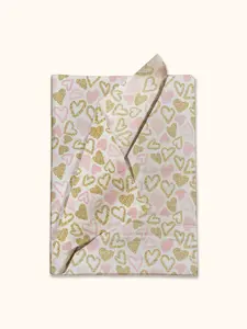 Pink and Gold Hearts 20x30 Tissue Paper – Gift Wrapping & Boutique Packaging