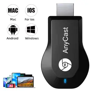 "HDTV Wireless Display Adapter WiFi 1080P Mobile Screen Mirroring Receiver Dongle to TV/Projector Works with iOS, Android, Windows, Mac, laptops, tablets, and smartphones. ﻿"