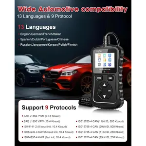 OBD2 Scanner Car Diagnostic Tool - Check Engine Light Reset & Code Reader