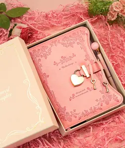 💖 Garden Pink Lockable Diary with Keys – Elegant Journal for Girls & Women | 360 Gold-Edged Pages | Refillable B6 Notebook with Pen & Bookmark | Perfect Gift Idea ✨ AllthingsAura AllthingsAura AllthingsAura