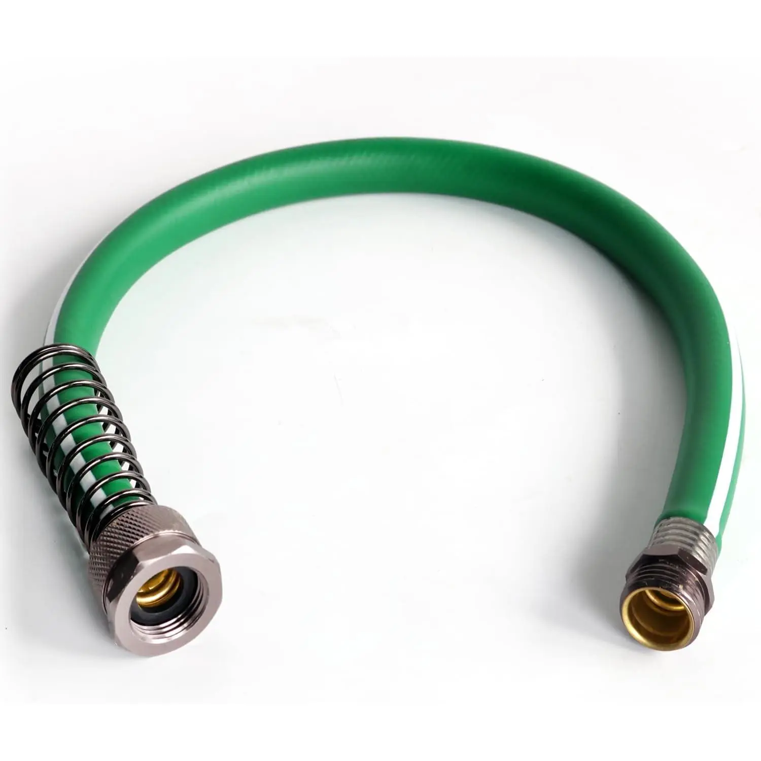 Short Garden Hose 3 ft 6ft 8 ft 10 ft - Hybird Leader Water Hose - Small Garden Hose Extension, Flexible Hose Extender for Lawn Watering,  Washing - Burst 500 Psi (Green, 3 FT)