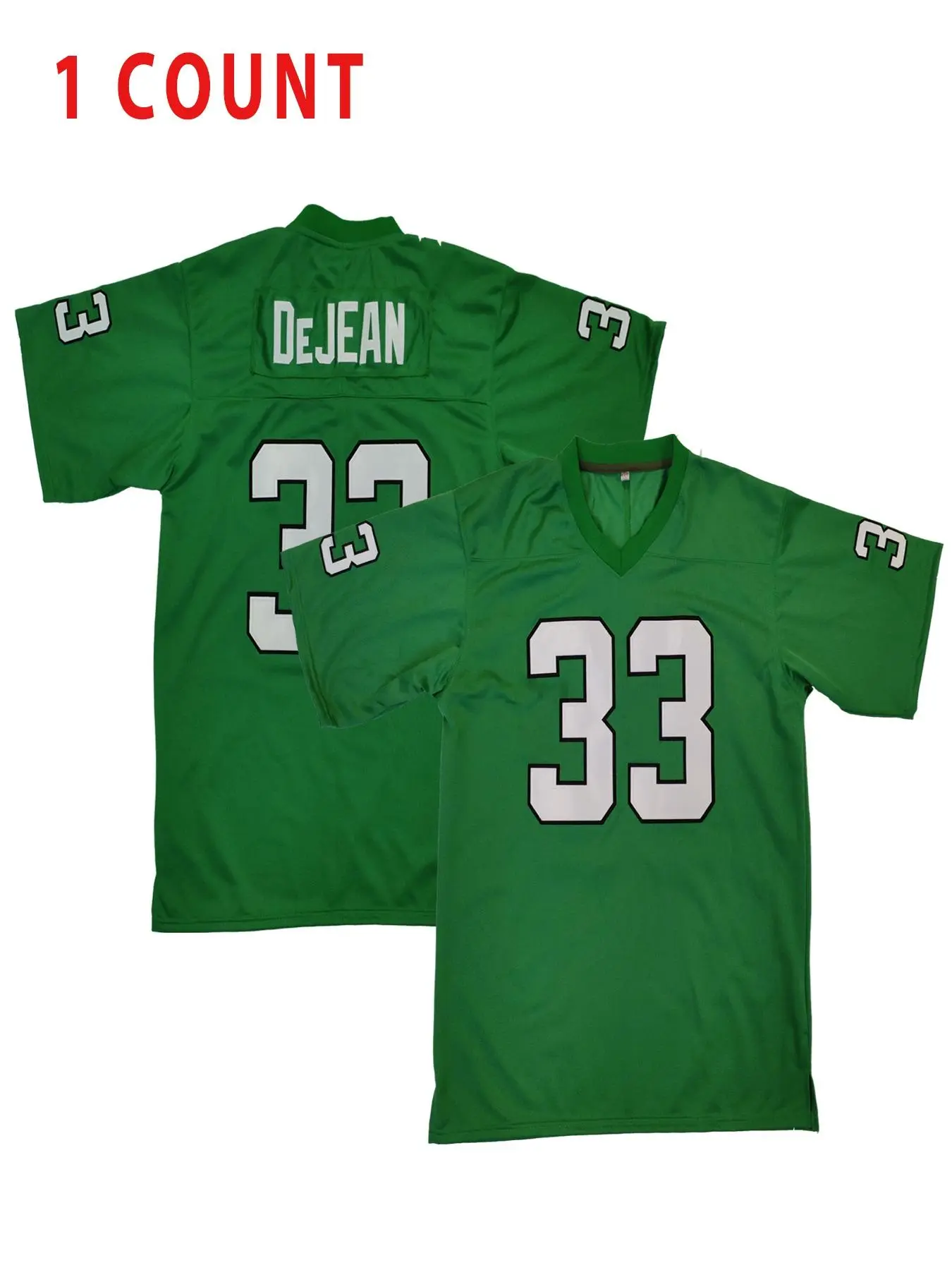 Men's Embroidery Number 33 Short Football Jerseys, Casual Breathable Quick Drying Football Top, Athletic Top, Loose Sportswear for Outdoor Sports, Sports Clothing, Jersey Shirts