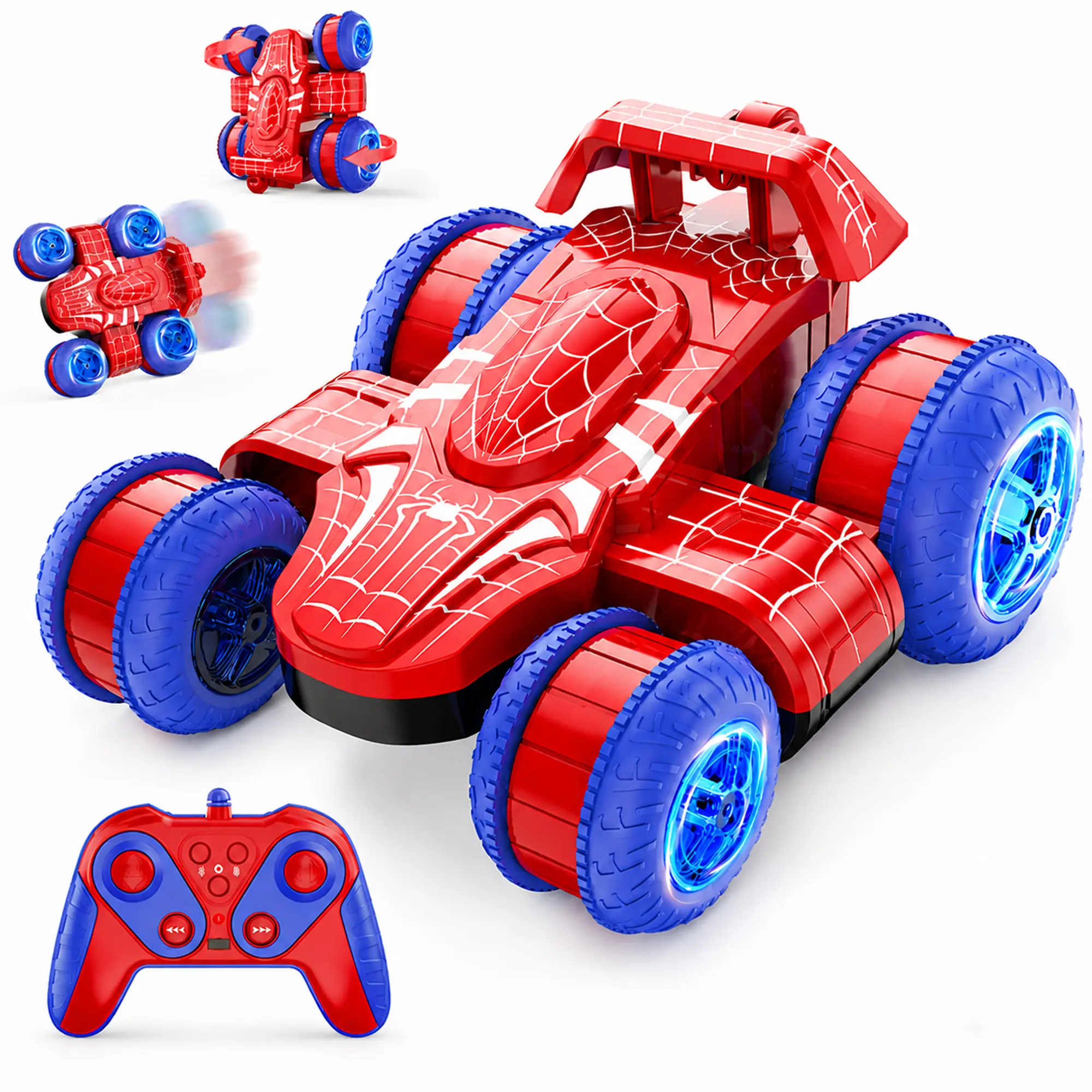 Remote Control High-Speed Drifting Spider Car - Electric Stunt Toy Car, Budget RC Transportation Toy with Cells, Ideal Boy Gift for Indoor Play, Birthdays (Sold by Verified Seller)