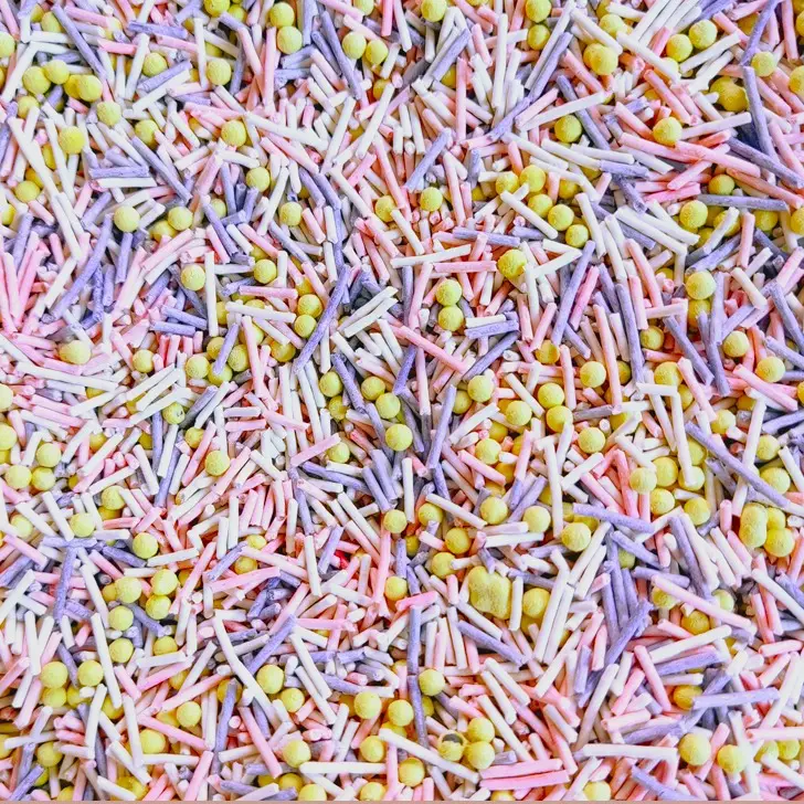 Starmen High Polymer Rainbow Small Granule Blend Tofu Cat Litter with Bentonite 5.5lb