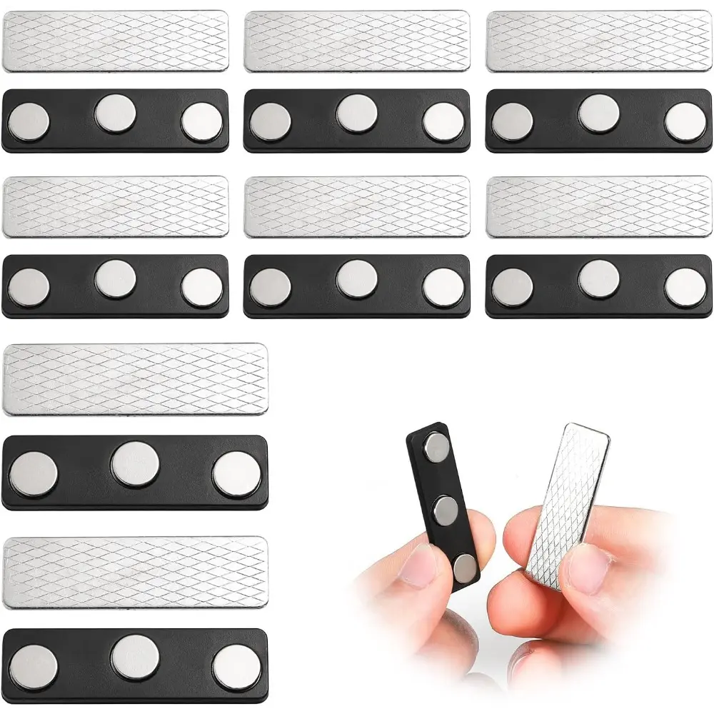 Sturdy Practical Magnetic Curtain Closure Clips, Blackout Blind Accessory with Adhesive Backing for Window Blinds and Curtains