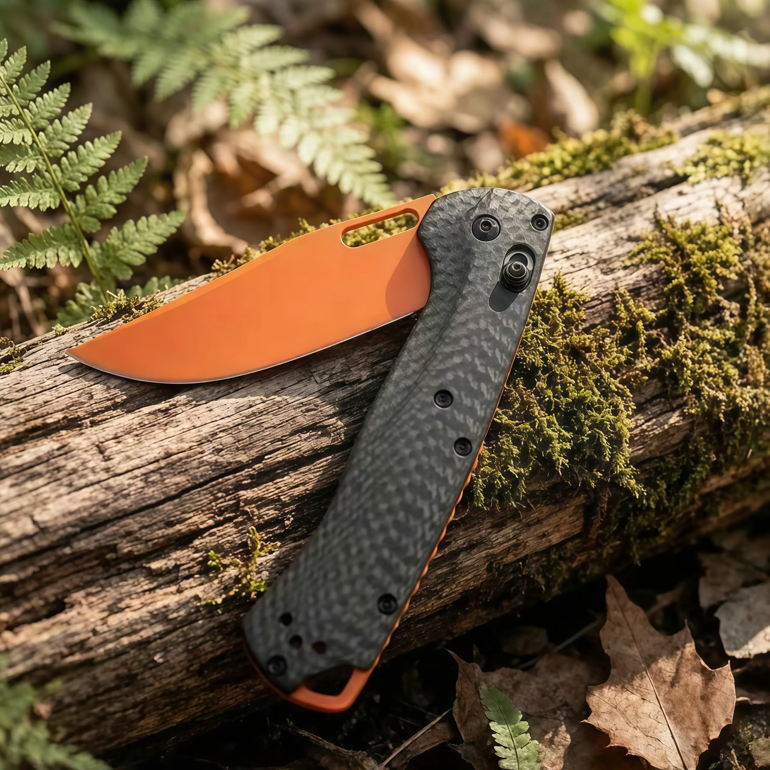 15535 folding knife, carbon fiber handle, high-quality knife, fruit knife, pocket knife, kitchen knives