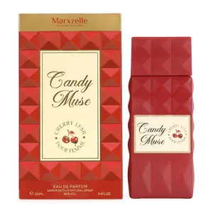 Marxzelle Designer Perfumes Candy Muse Cherry Lush Pour Femme Eau De Parfum Vaporisateur Natural Spray 100Ml 3.4fl.oz.