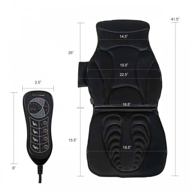 COSTWAY - Foldable Full Body Massage Mat with Multiple Settings