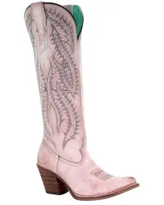 Corral Women's Women'S Embroidered Tall Western Boot Round Toe - E1447