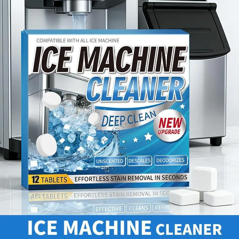 12/24/36-Pack Ice Machine Cleaning Tablets, Cleaner & Descaler; Gentle, Natural Enzyme & Plant-Based Bed Bug & Pest Spray; Citric Acid Dishwasher Descaler; Drain Opener; Diatomaceous Earth; Mop Soap.