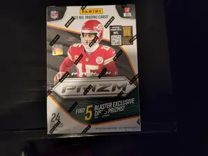 Panini Prizm 2025 NFL Trading Cards - 5 Exclusive Disco Prizms per Box, 6 Packs with 4 Cards Each, Rookie Variations Prizm Silvers, Autographs & Mem Cards