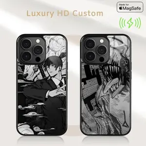 Anime Chainsaw Man Magsafe Phone Cases For iPhone 17 16 15 14 13 12 Promax Pro Air Plus Magnetic Wireless Charging Shockproof Cover Protection Protective Cellphone