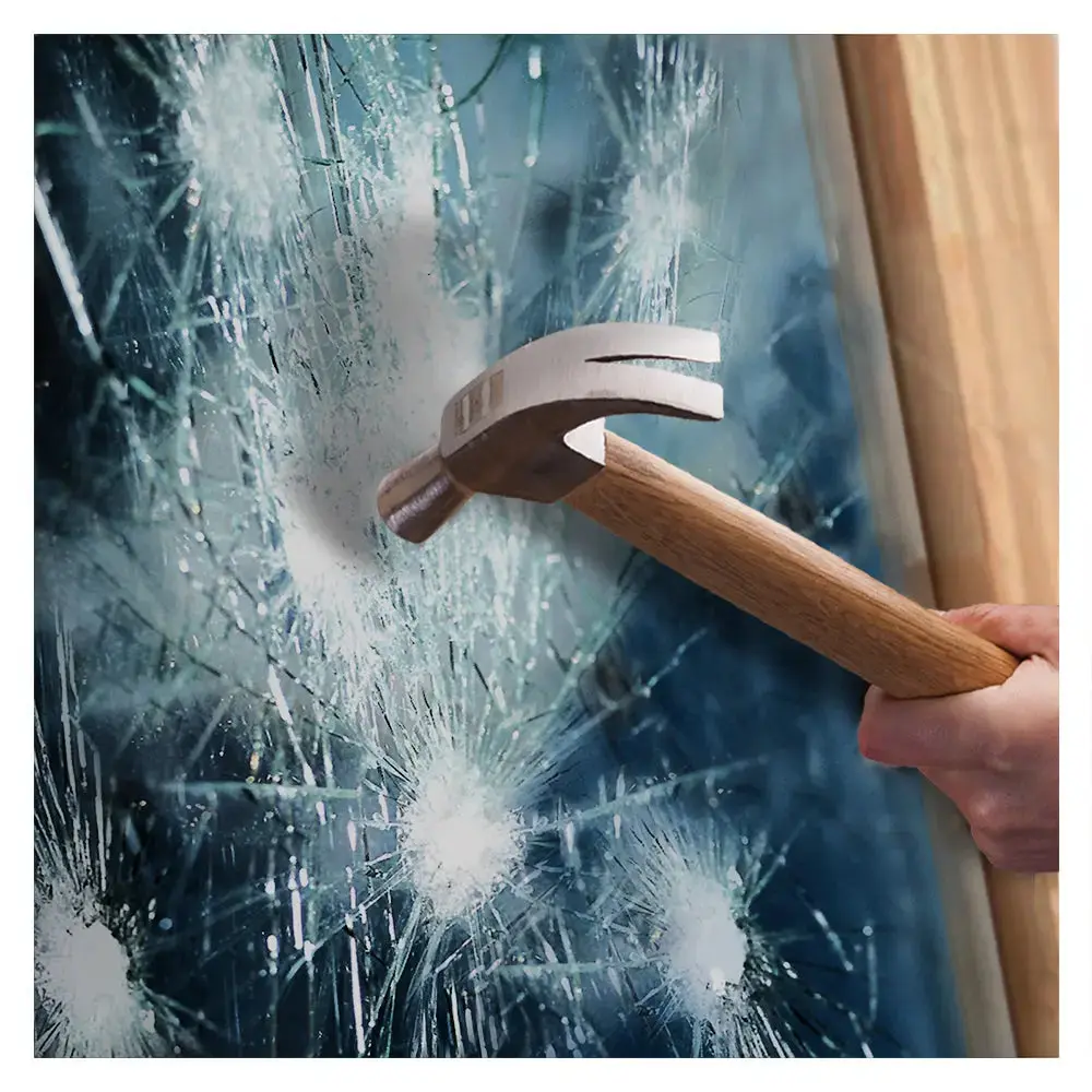 BDF S8MB05 Window Film Security and Daytime Privacy 8 Mil Black 5 (Very Dark)