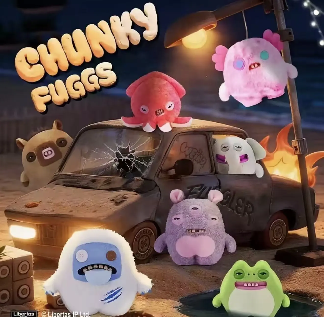 FUGGLER chunky fuggs series plush (15 inch)