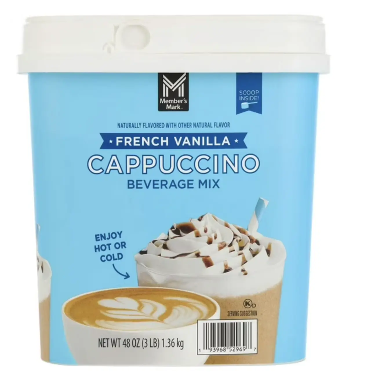 Member's Mark French Vanilla Cappuccino Beverage Mix, 48 oz. Member's Mark French Vanilla Cappuccino Beverage Mix, 48 oz.