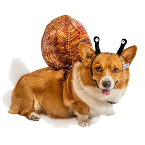 Midlee Snail Headband & Shell Dog Costume - Adjustable Fit, Adorable Look, Suitable for Medium to Large Dogs