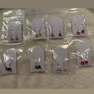 Colorful Dangle Earrings Set of 5 Assorted Styles with Unique Beads for Everyday Wear