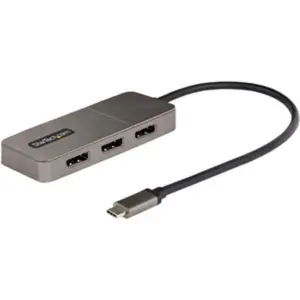 Startech MST14CD123DP USB-C To Triple DP 1.4, DSC & HBR 3-32 3X 4K 60HZ Displays 1.4, DSC & HBR3-32 Display Port Splitter