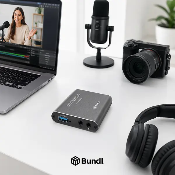 4K60 to FHD Capture Card with Audio IO and Loop Out