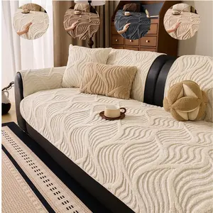 Bohemian Style Plush Sofa Cushion Cover, Soft Winter & Autumn Decorative Throw Pillow Case, Cozy Home Furniture Accessory, Home Textile, Soft Cushions, Washable Cushion Covers, Cushion Covers For Couches And Sofas