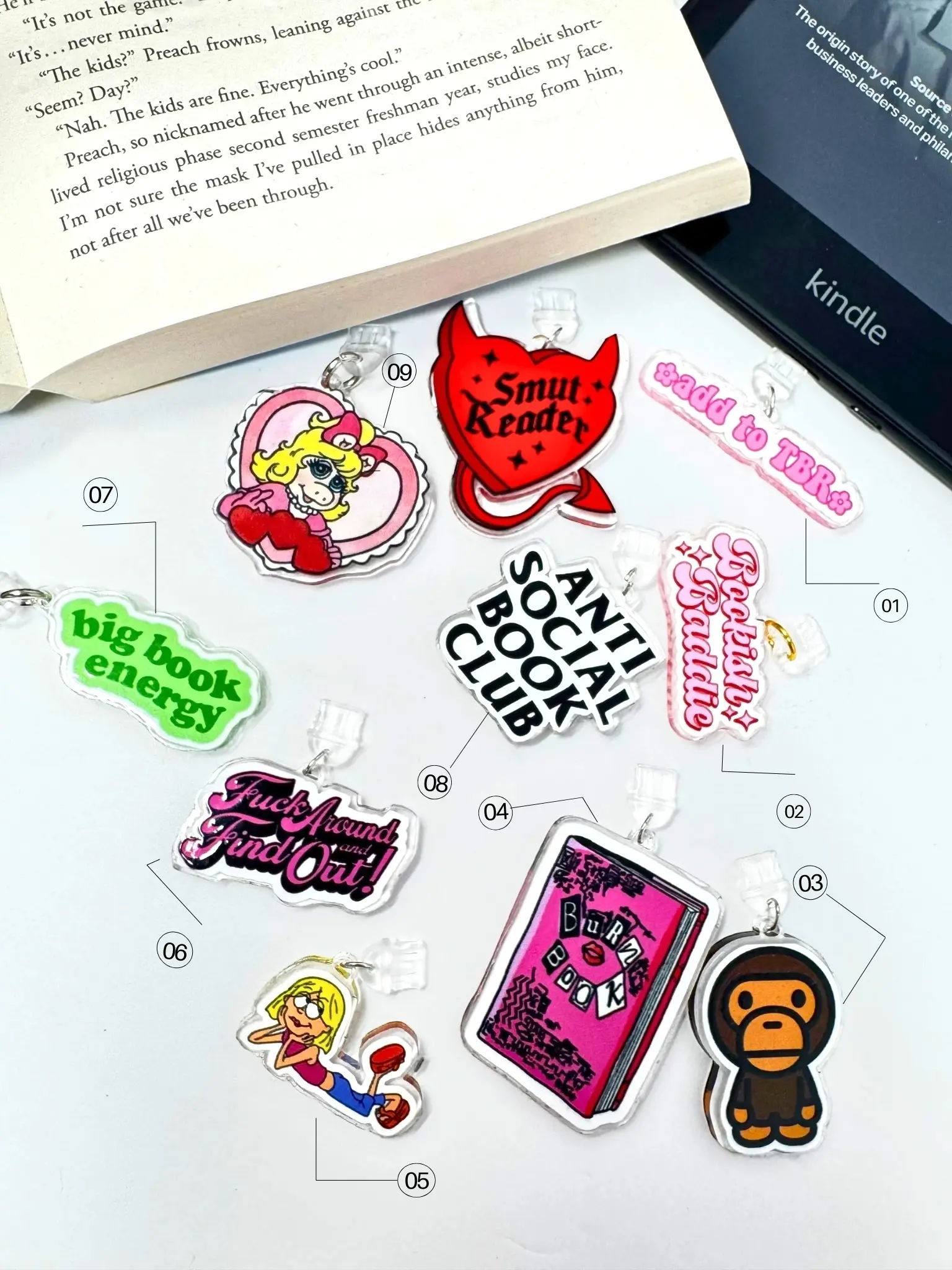 Kindle Charm | Kindle Charm | Kindle | Phone Charm | Bookish Merch | Bookish Gifts | Dust Plug | Kindle Accessories | Book Lover Gift