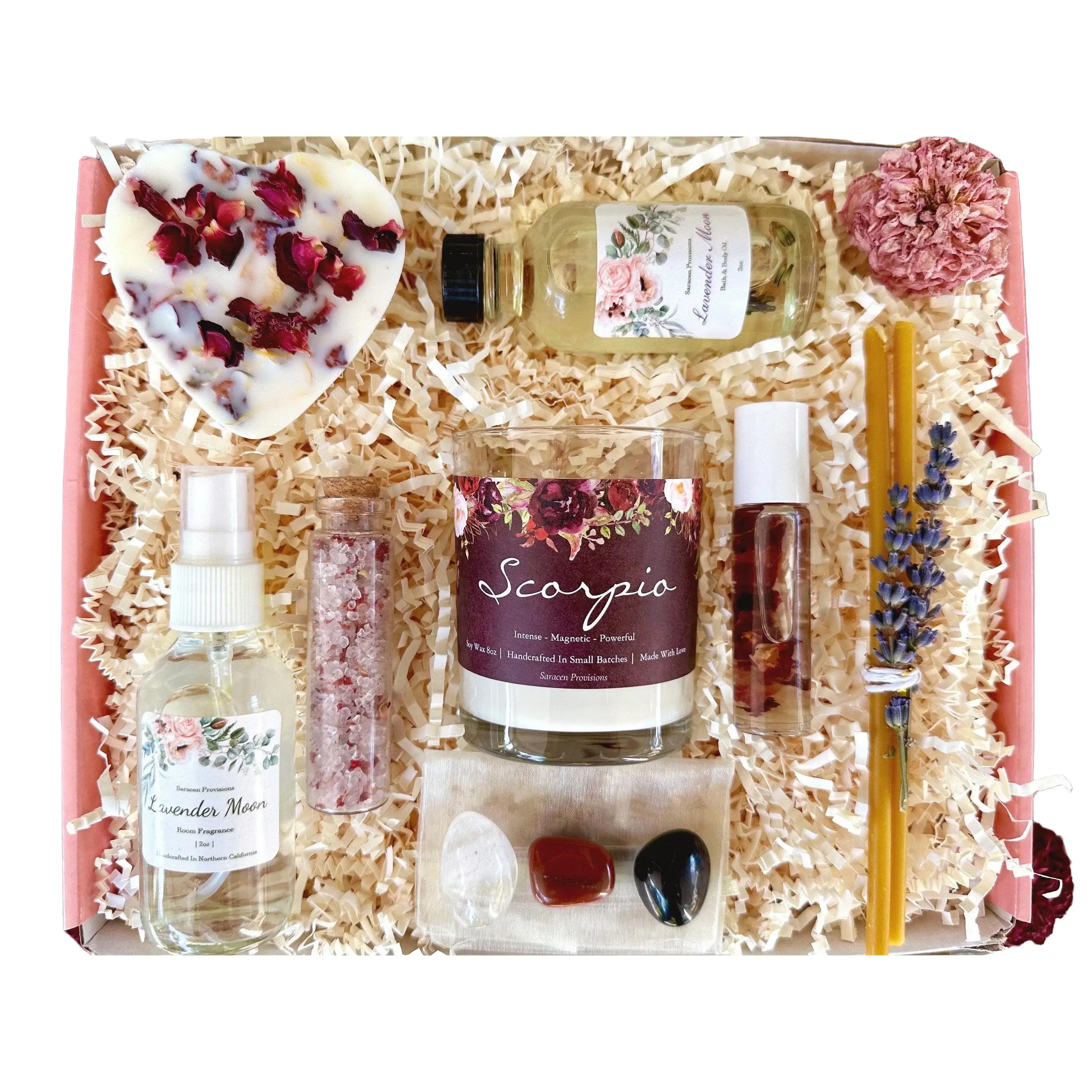 Scorpio Zodiac Crystal Set - Birthday Gift, Astrological Stones, Self-Care Metaphysical Kit, Unique Christmas Present  - Holiday Gift