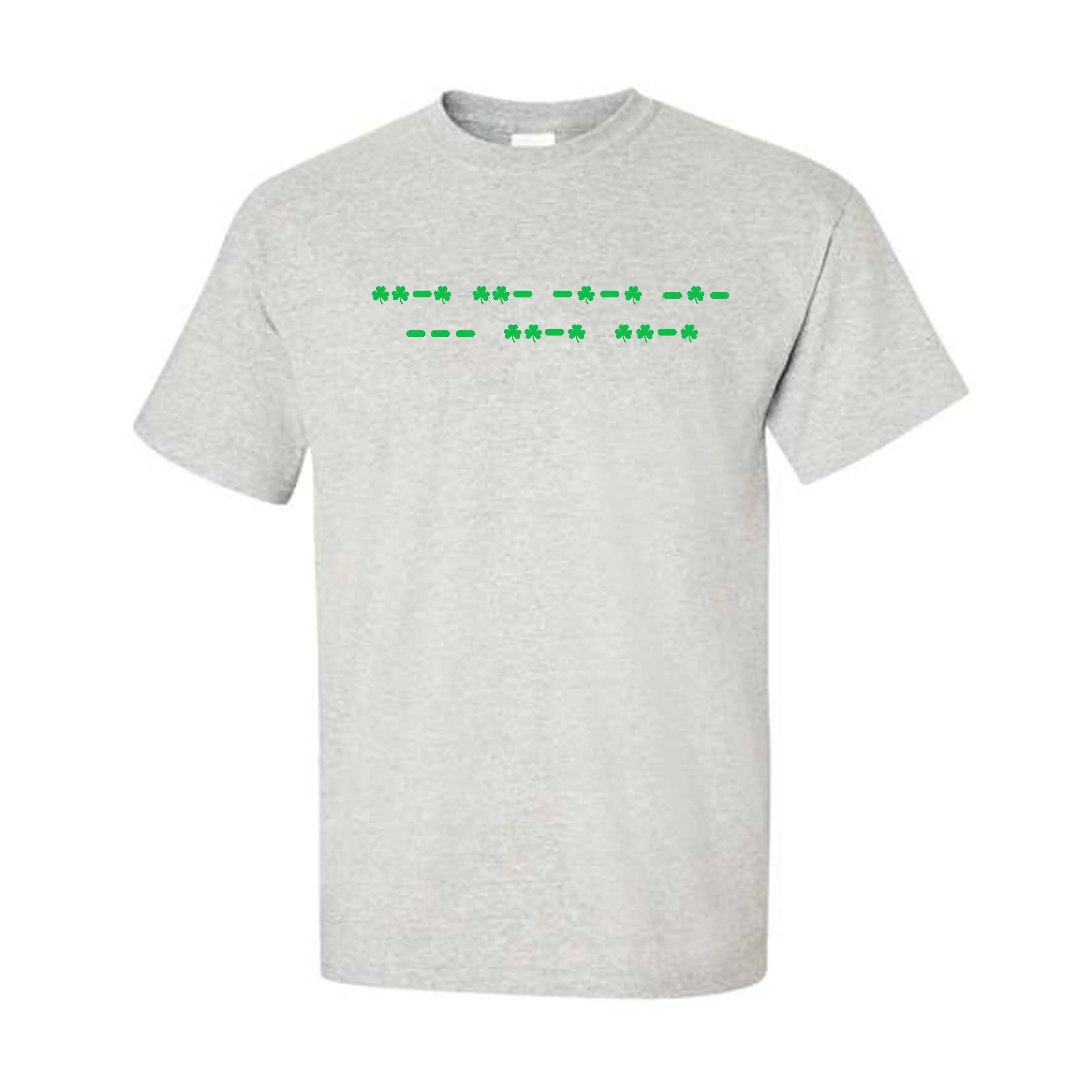 F Off Morse Code Shamrock Edition Men's TShirt