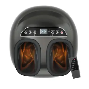Foot Massager with Remote Control & Heat, Full Air Compression Massage for Feet, Perfect Relaxation Gift for Mom, Dad, Friends, Customizable Deep Kneading Therapy