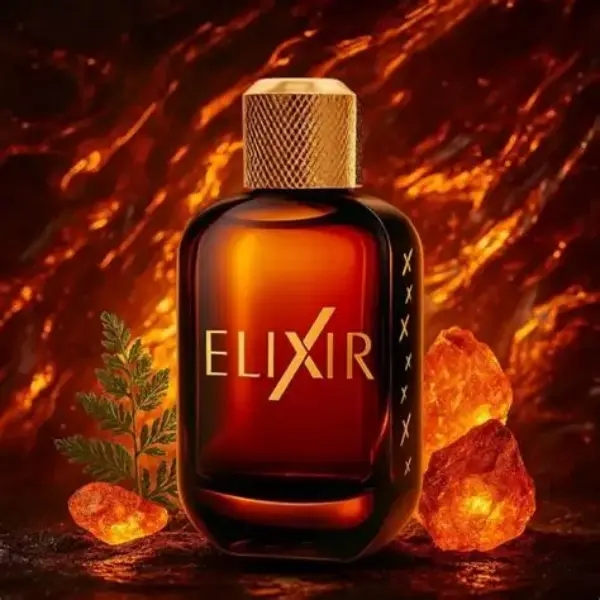 Elixir Eau de Parfum 100 ml | Fresh and Amber Perfume for Men | Long-Lasting Fragrance with Peppermint, Lavender, Bergamot, Amber and Vanilla