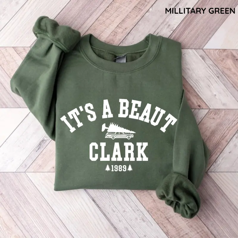 It's a Beaut Clark Sweatshirt, Funny Christmas Shirt, Christmas Vacation Top, Winter Top, Womenswear