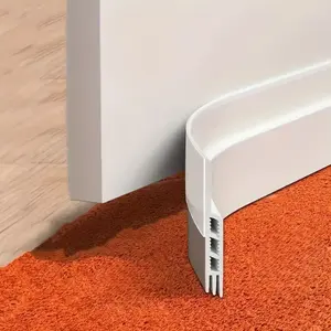 Door Draft Stopper Under Door – Weather Stripping Noise Blocker with Strong Adhesive Cold Air Insulation Door Sweep