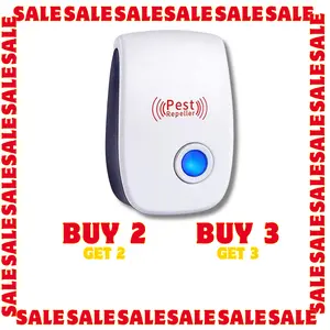 4PCS, 6PCS Ultrasonic Pest Repeller Control Electronic Repellent Mice Bug Rat Reject